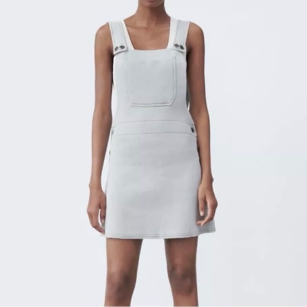 Zara Blue Mini Dress Chic and Stylish